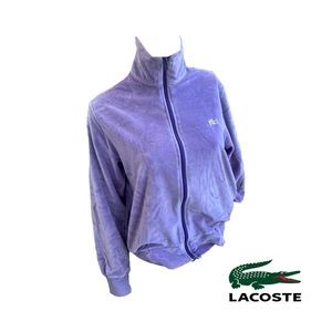Lacoste Haymaker Vintage Velour track jacket RARE